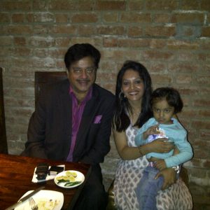 Dr Neevita Narayan With Bollywood Famous Actor Satrughan Sinha