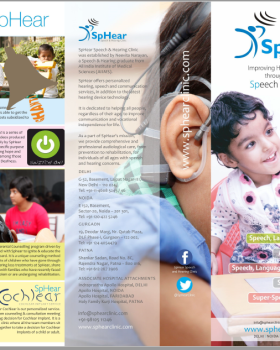 sphear clinic service brochure front page