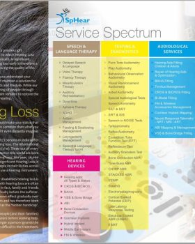 sphear clinic service spectrum brochure